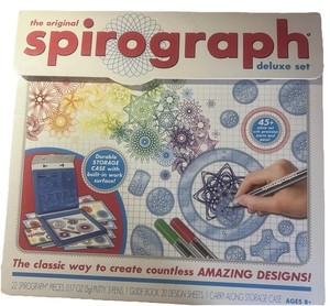 Hasbro The Original Spirograph Deluxe Activity Set - 01001 Complete EUC