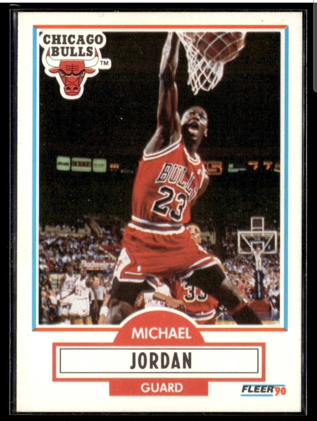 1990-91 Fleer Michael Jordan #26 Chicago Bulls