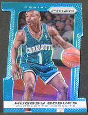 Muggsy Bogues 2013-14 Panini Prizm Light Blue Die Cut Parallel #247 (34/199)