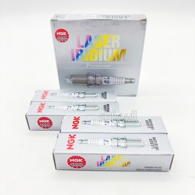 4X DILKAR8P8SY Iridium Platinum Spark Plug 92411 For Honda Accord Acura 1.5T NGK