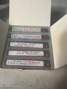 Exatape twister movie master back up studio tapes rare!