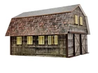 G Scale 1:22.5 Train Depot Hangar Diorama Kit – Railway Engine Shed Building