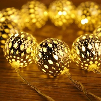 10/20/40 LED Lichterkette USB/batterie-betrieben Marokkanische Lichterkette
