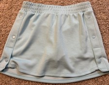TEK GEAR Athletic Skort Light Blue Snap Accent NWT Retails 25 Size XL 14/16