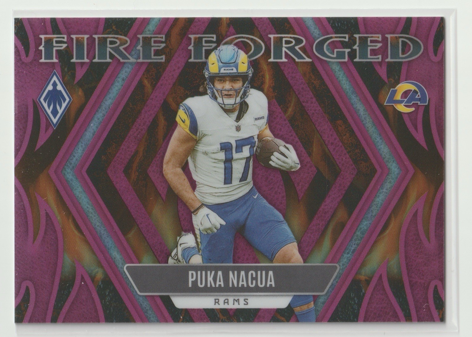2023 Panini Phoenix - Fire Forged Puka Nacua  ROOKIE #FF-8 Pink /175 (RC)