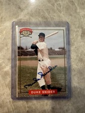 1994 Nabisco All-Star Legends Auto Duke Snider #NNO Los Angeles Dodgers MLB Card