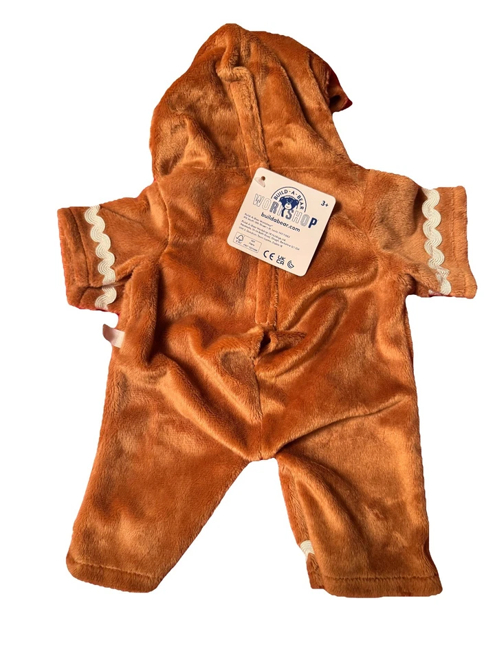 Build a Bear Gingerbread Costume Outfit Natal Novo “Estoque Antigo” FRETE GRÁTIS - Imagem 2 de 2