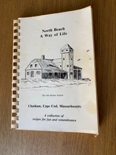 1992 CHATHAM CAPE COD cookbook NORTH BEACH A WAY OF LIFE sgnd FRAN ELDREDGE 1ST