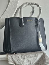 Michael Kors Mercer Accordian Leather Tote NEW