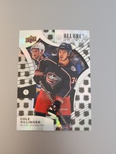 2021-22 Upper Deck Allure Hockey #116 Cole Sillinger Rookie NHL Shield Card 
