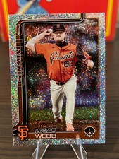 2025 Topps Series 1 Celebration - Logan Webb (Confetti Foil, Parallel) Giants