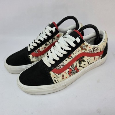 VANS X Stranger Things Old Skool Hellfire Club Men 8 Women 9.5 Shoe Sneakers