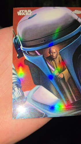 Topps 2025 Star Wars Chrome Geonosis Reflections *Mace Windu, Jango Fett* - Video 1 of 1