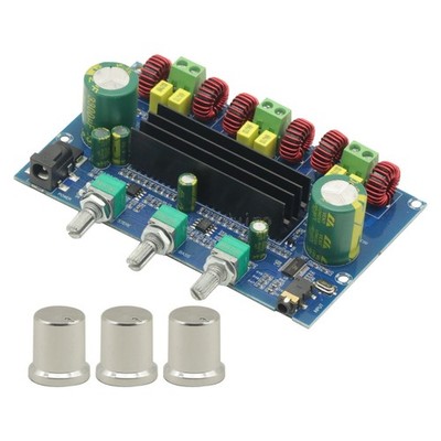 Bluetooth 5.0 TPA3116D2 Digital Power Amplifier Board 2.1 Channel 2*50W+100W AUX