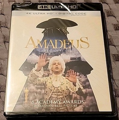 NEW Amadeus (4K Ultra HD, Digital, 1984, Theatrical) F. Murray Abraham SEALED
