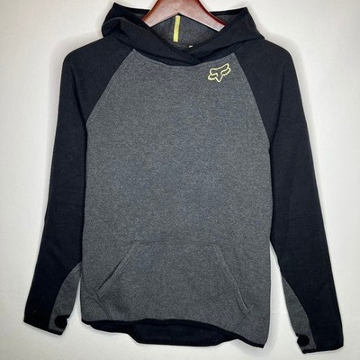 Fox Racing Hoodie Gray Black Women's Small Pullover Moto MX