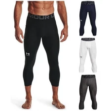 Under Armour 1361588 Mens UA HeatGear® Armour Baselayer Compression 3/4 Leggings