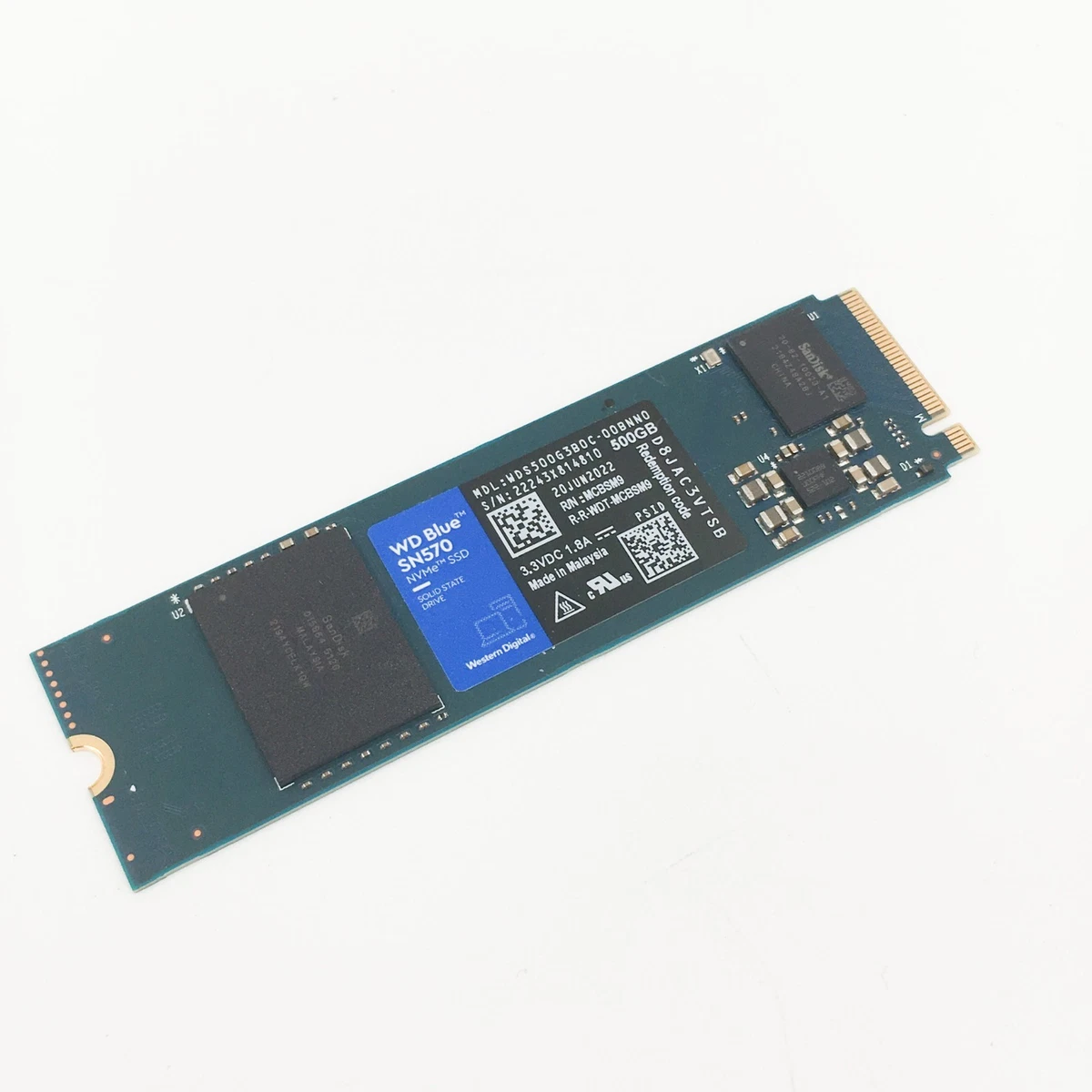Western Digital M.2 Interface Solid State Drives 500 GB Storage