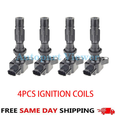 OEM Quality Ignition Coil 4PCS Pack For Mazda 3 6 CX7 MX-5 Miata 2.0/2.3/2.5L