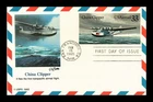 US FIRST DAY CARD CHINA CLIPPER 33C AIR MAIL FLEETWOOD