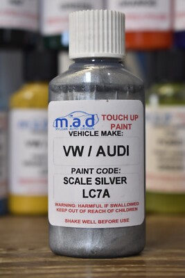 VW/Audi Scale Silver LC7A Car Touch Up 30ML Colour