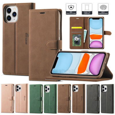 For Samsung Galaxy S22 S21 Ultra/Plus S20 FE PU Leather Wallet Stand Case Cover