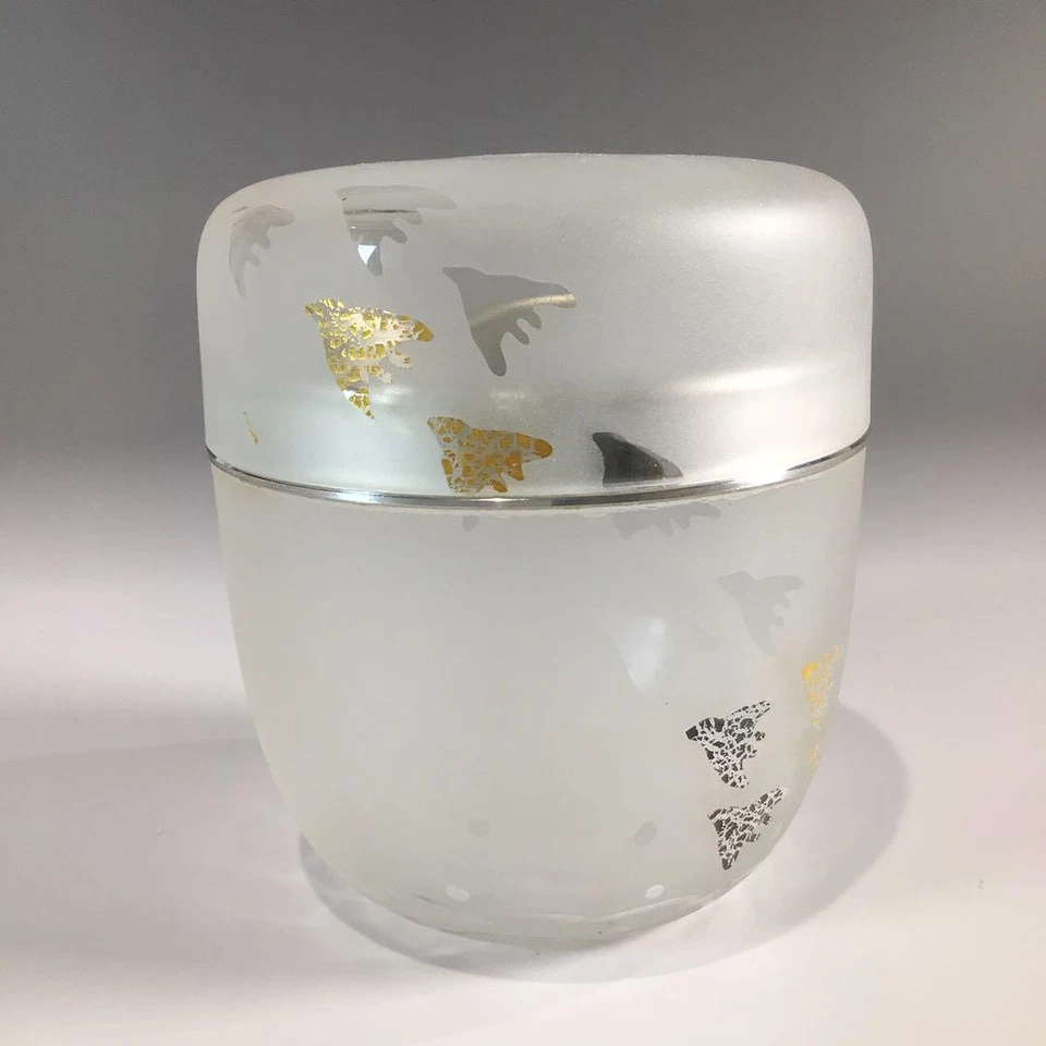 Carrito de té Natsume Takahashi Naoki vidrio soplado onda y Chidori Gizan con caja JPN Foto 4 de 4