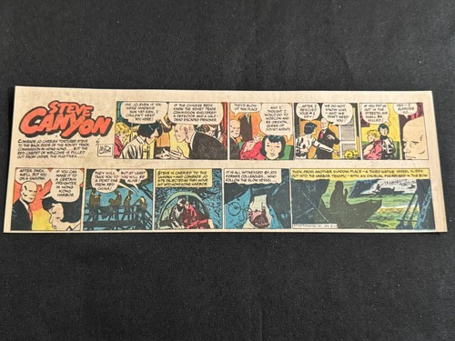 #Q06 Steve Canyon por Milton Caniff Lote de 30 Tiras de Cuarto de Página Domingo 1978 - Imagen 16 de 24