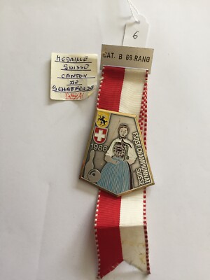 Medaille Schweiz Kanton 1986 (70-48/6)