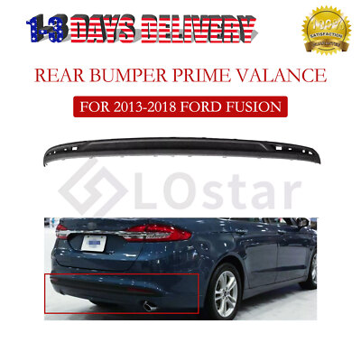 All Rear Prime Rear Bumper Prime Valance Trim Panel For 2013-2018 Ford Fusion ...