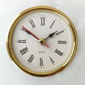 65 Mm Bureau Transport Horloge Mecanisme Mouvement Chiffres Romains Quartz A Faire Soi Meme Horloges Ebay