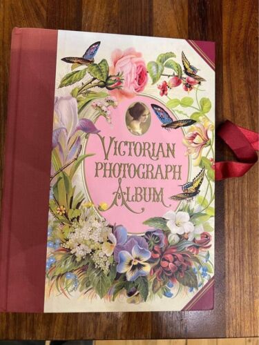 Vintage 1997 Floral Past Times Victorian Style Decorated Photograph Album.  - Picture 1 of 16