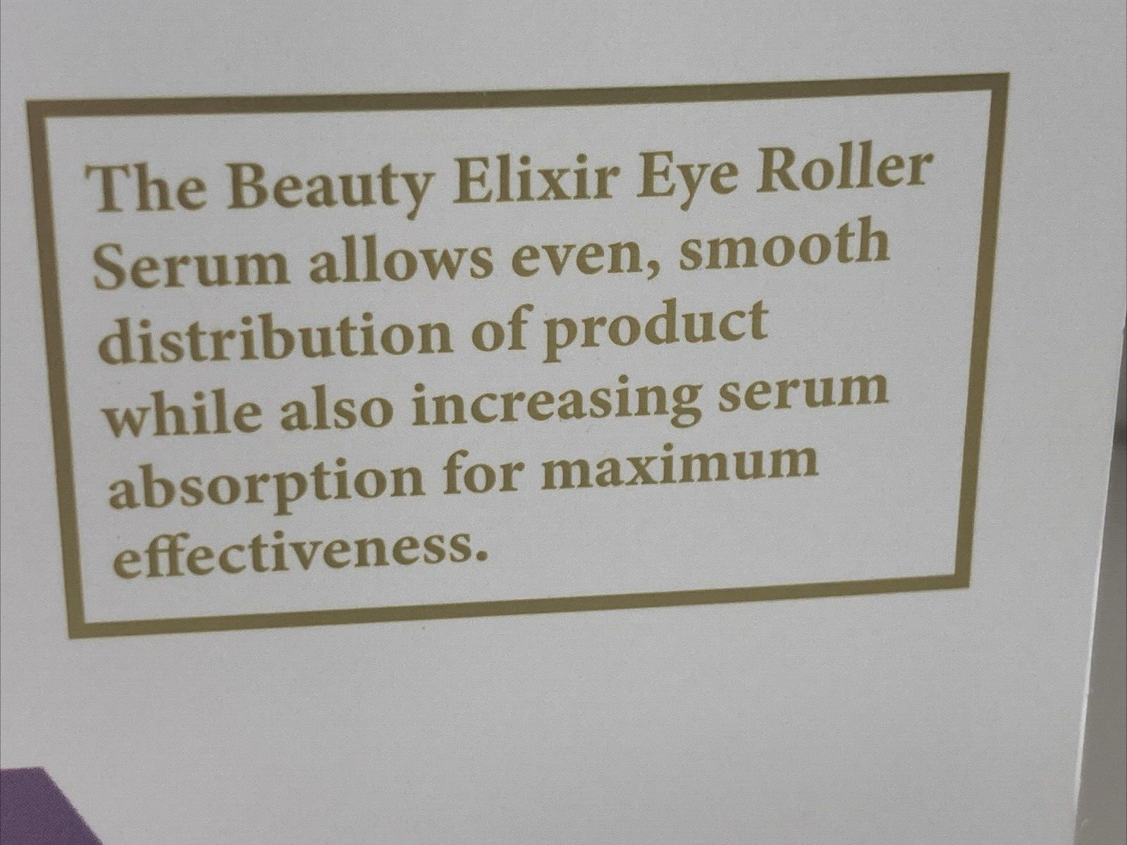 The BEAUTY Elixir Under Eye Roller Serum Retinol ANTI-AGING 1.69 fl oz