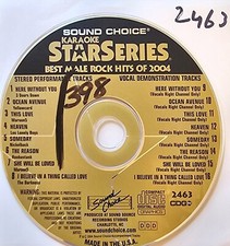SC2463 ROCK MALE 2004 HITS SOUND CHOICE KARAOKE LOT 250