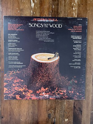Jethro Tull - Songs From The Wood Vinyl LP - 1977 - Chrysalis CHR