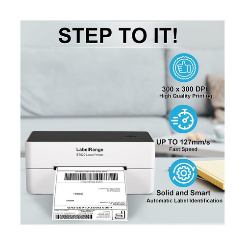 Ecommerce Shipping Label Printer, Thermal 4x6 Label Printer, 300 DPI, Bluetoo... - 第 2/7 張圖片