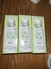 (Lot of 3) Bausch + Lomb Bio True Multi-Purpose Solution 2 Oz (EXP - 5/2026)