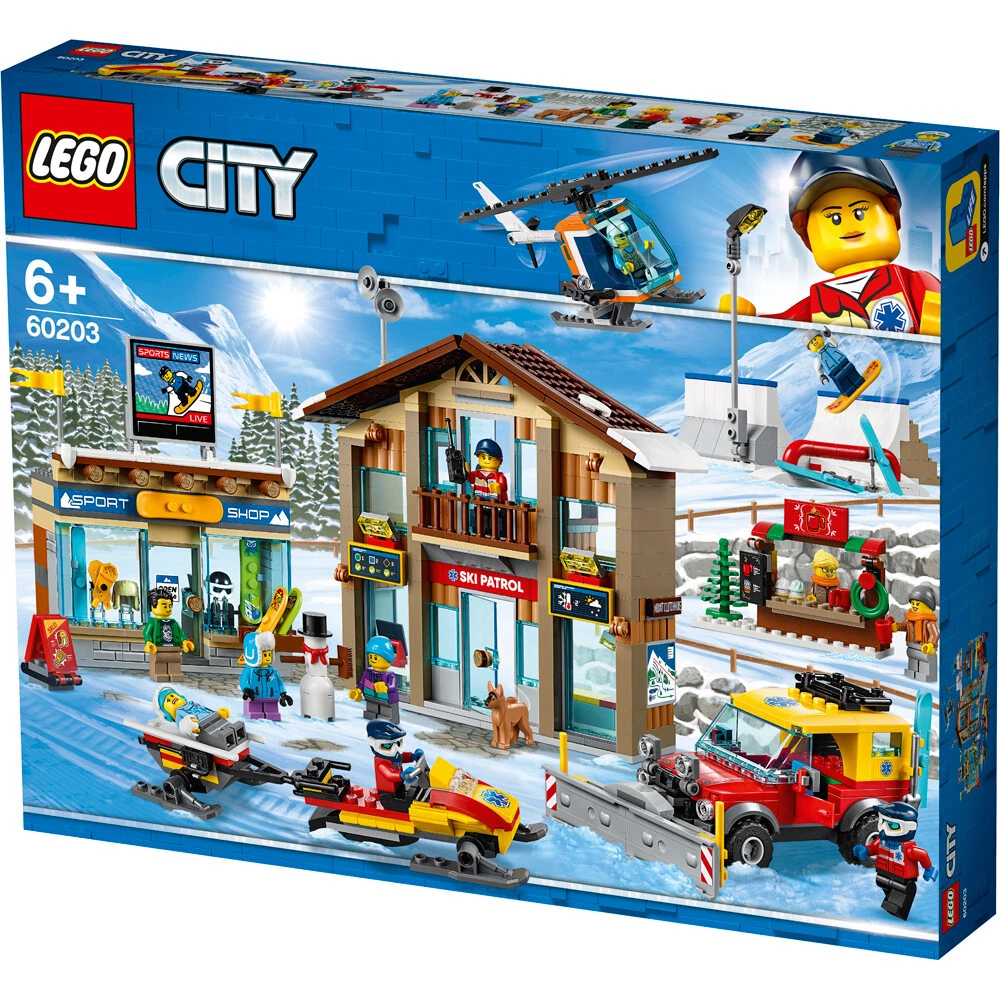 LEGO CITY TOWN SKI STATION PIECES 806 AGE 6 ART 60203