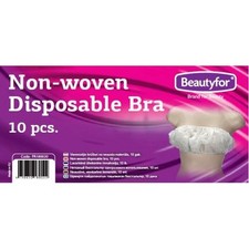 Disposable Non-Woven Strapless Bra for Spray Tanning and Massage White (10pcs)