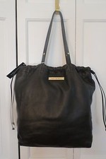 Via Spiga Mayfly Black Leather Shoulder Bag/tote – Nwt - $278