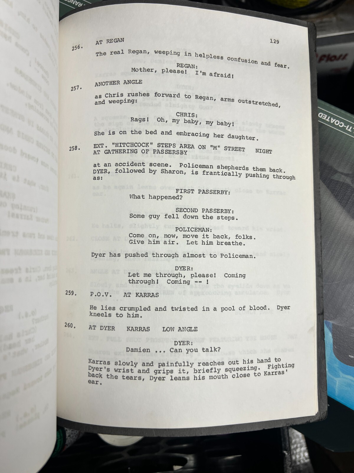 EXORCIST Original Screenplay Movie Script From 1972 By William Peter ...