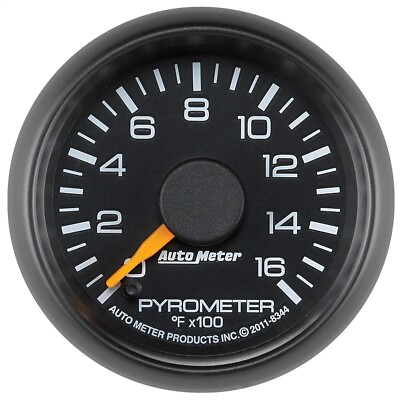 AutoMeter 8344 Chevy Werks-Match Elektronischer Pyrometer Messgeräte-Kit