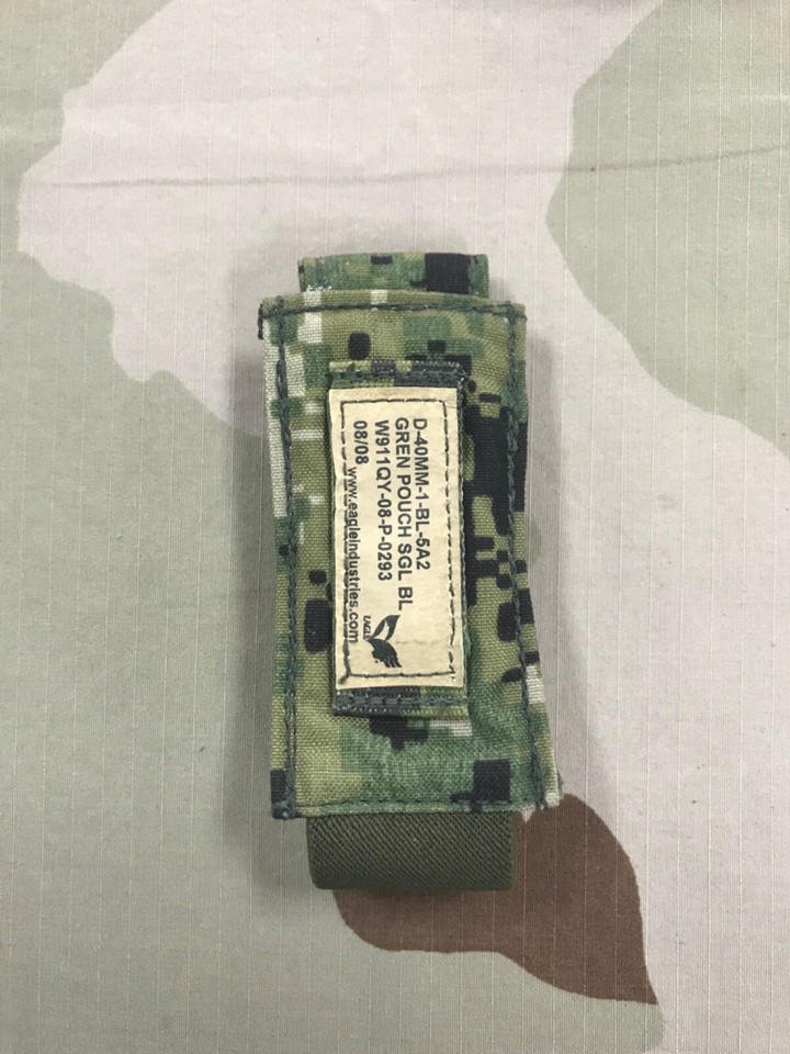 PEW Tactical MOLLE Single Frag Pouch Gren Pouch Multi-Camo