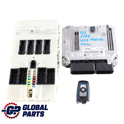 BMW F20 118d F30 318d 143HP N47N Engine ECU Kit DDE 8576341 + Key + FEM Manual