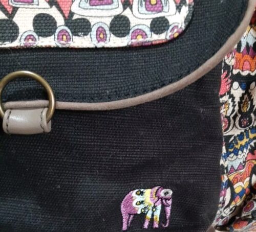Sakroots Künstler Kreis Klappe Rucksack Laptopfach Indio-Druck Boho hervorragender Zustand - Bild 3 von 6