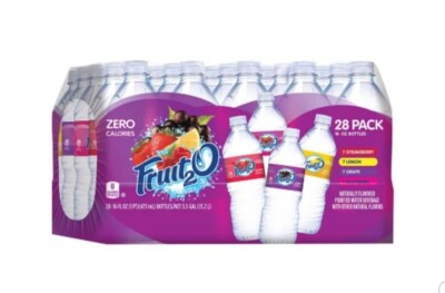 Fruit2O Zero Calorie Flavored Water, 28 Count, 16 fl oz, Variety Pack