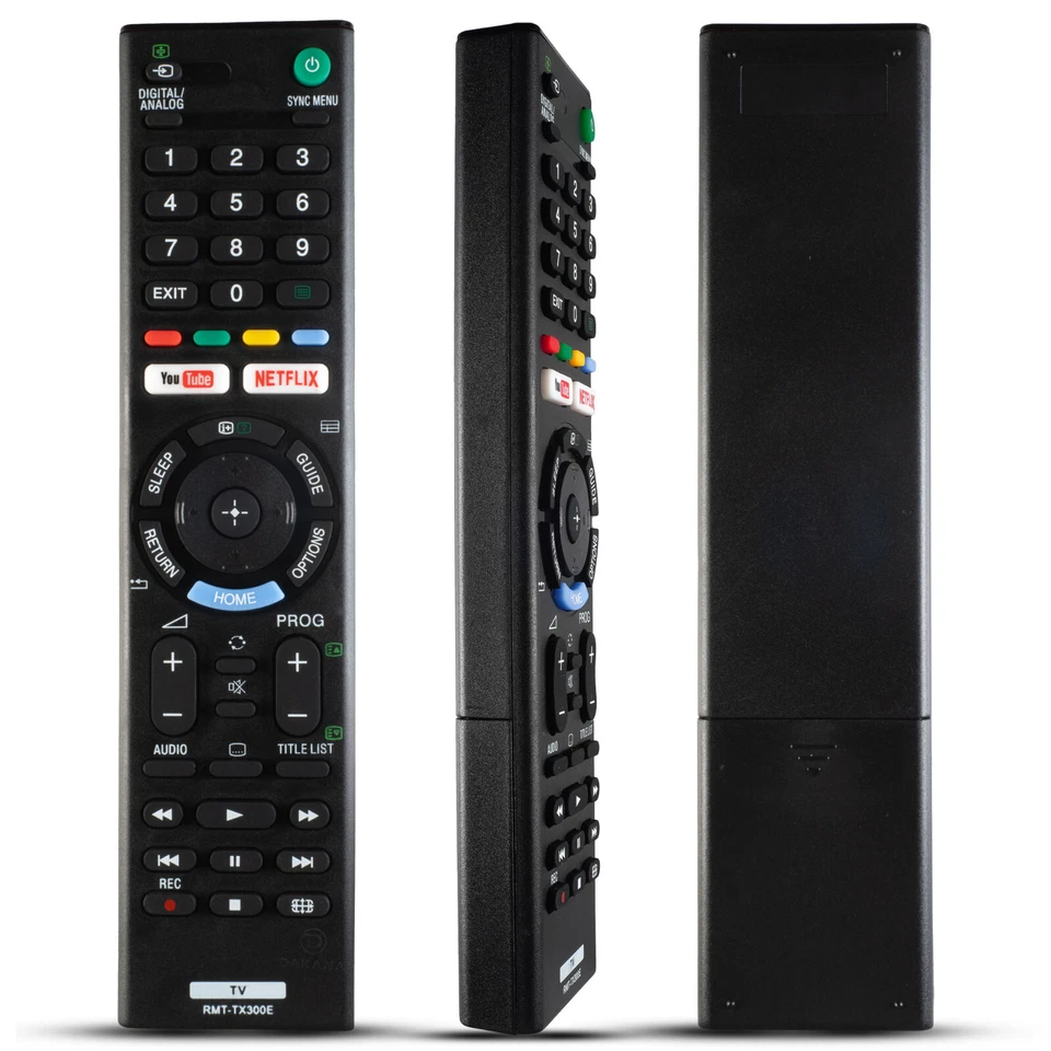 Dakana Fernbedienung für Sony RMT-TX300E Bravia Smart TV Ersatz Netflix NEU