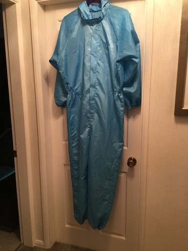 PSA Premium hochwertiger WASCHBARER Anzug Overall blau gestreift XL bis 46" NEU - Bild 2 von 9
