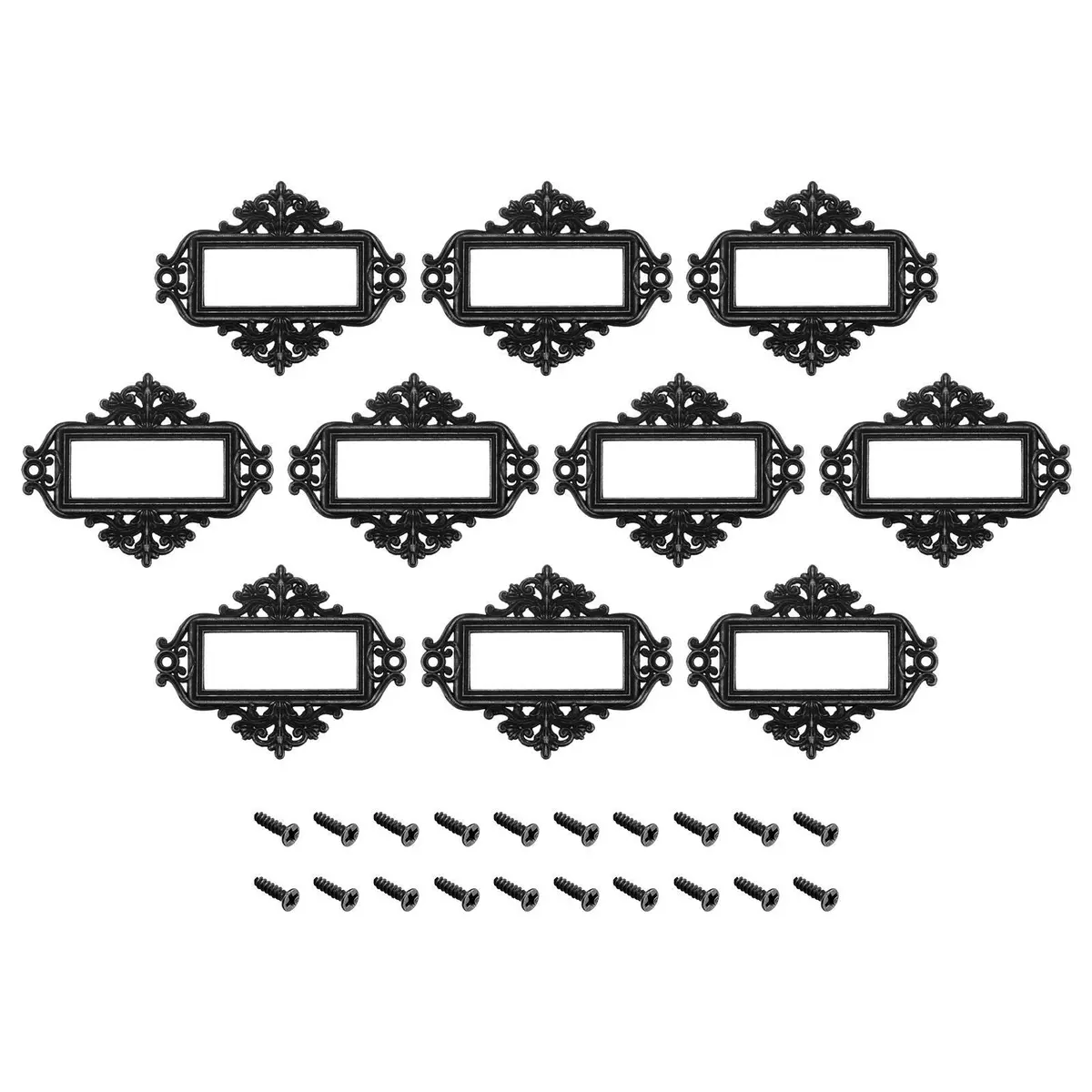 Black place card frames deals