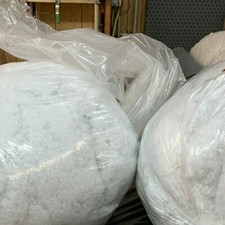 Premium Polyester Cluster Dacron 10 lbs per bag. White NJ NY PICK UP ONLY